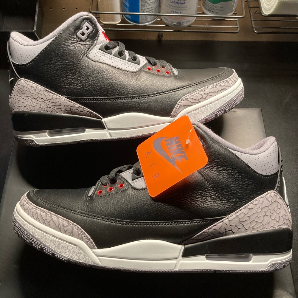 Air Jordan retro 3 black cement OG 2024